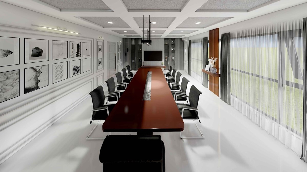 面談に使えるモダンでシンプルな会議室